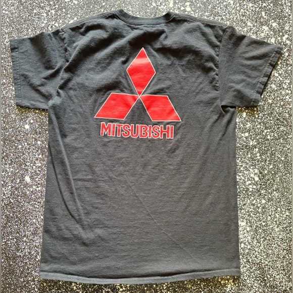 Mitsubishi 2 Sided Promo T-Shirt Adult Size Small - Picture 2 of 2